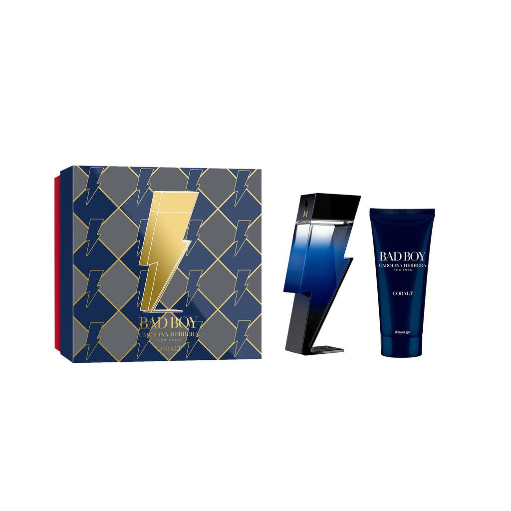 Carolina Herrera Bad Boy Cobalt Gift Set 100ml EDP + 100ml Shower Gel - Fragrance at MyBeautyBoutique by Carolina Herrera
