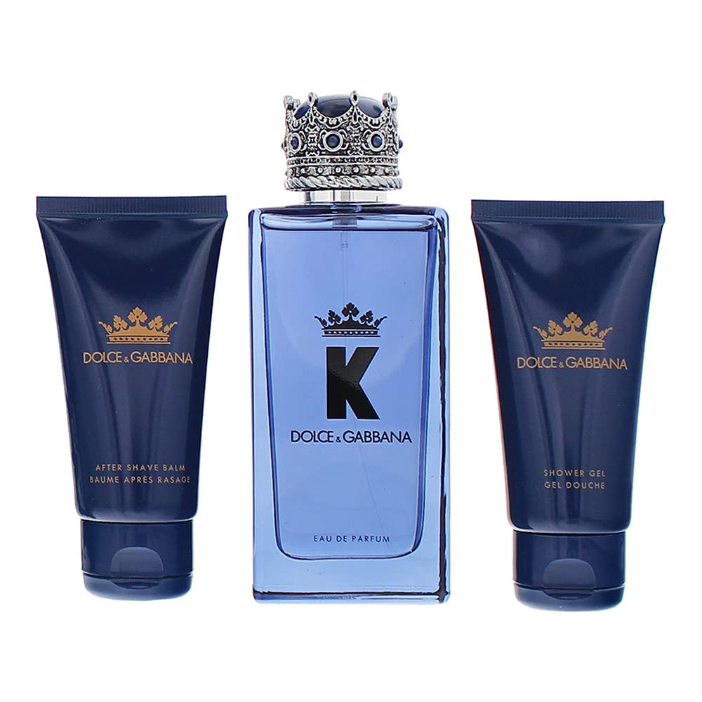 Dolce  Gabbana K 3 Piece Gift Set: Eau De Parfum 100ml - Aftershave Balm 50ml - Shower Gel 50ml - Sets at MyBeautyBoutique by Dolce Gabbana