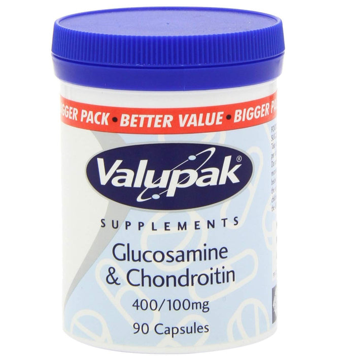 Valupak Glucosamine & Chondroitin Tablets 500/400mg 