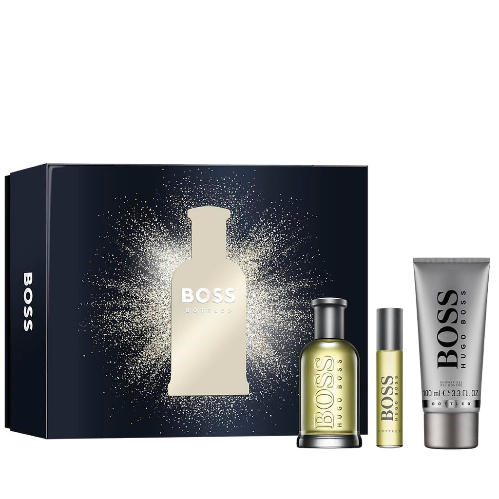 Hugo Boss Boss Bottled Gift Set 100ml EDT + 100ml Shower Gel + 10ml EDT