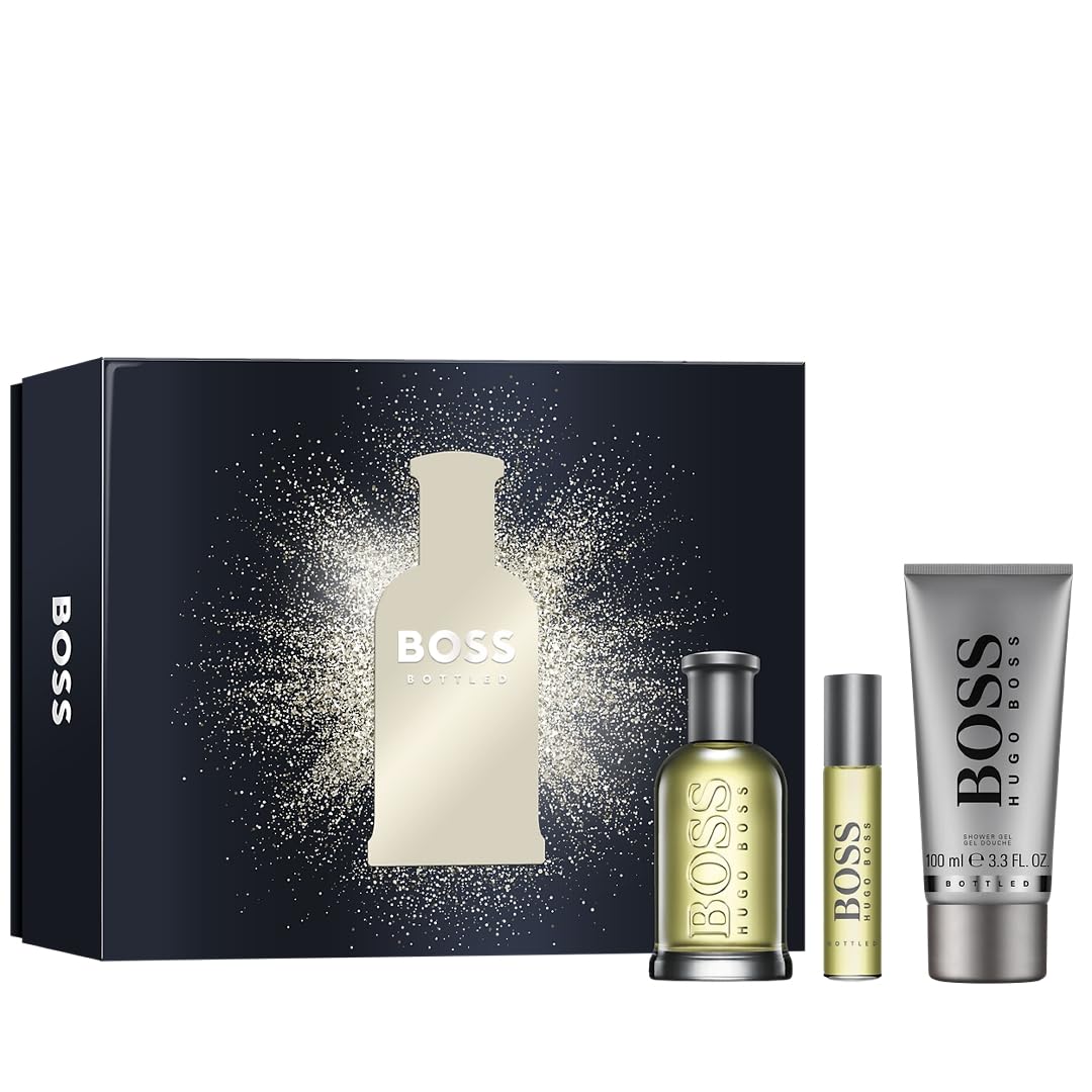 Hugo Boss Boss Bottled Gift Set 100ml EDT + 100ml Shower Gel + 10ml EDT