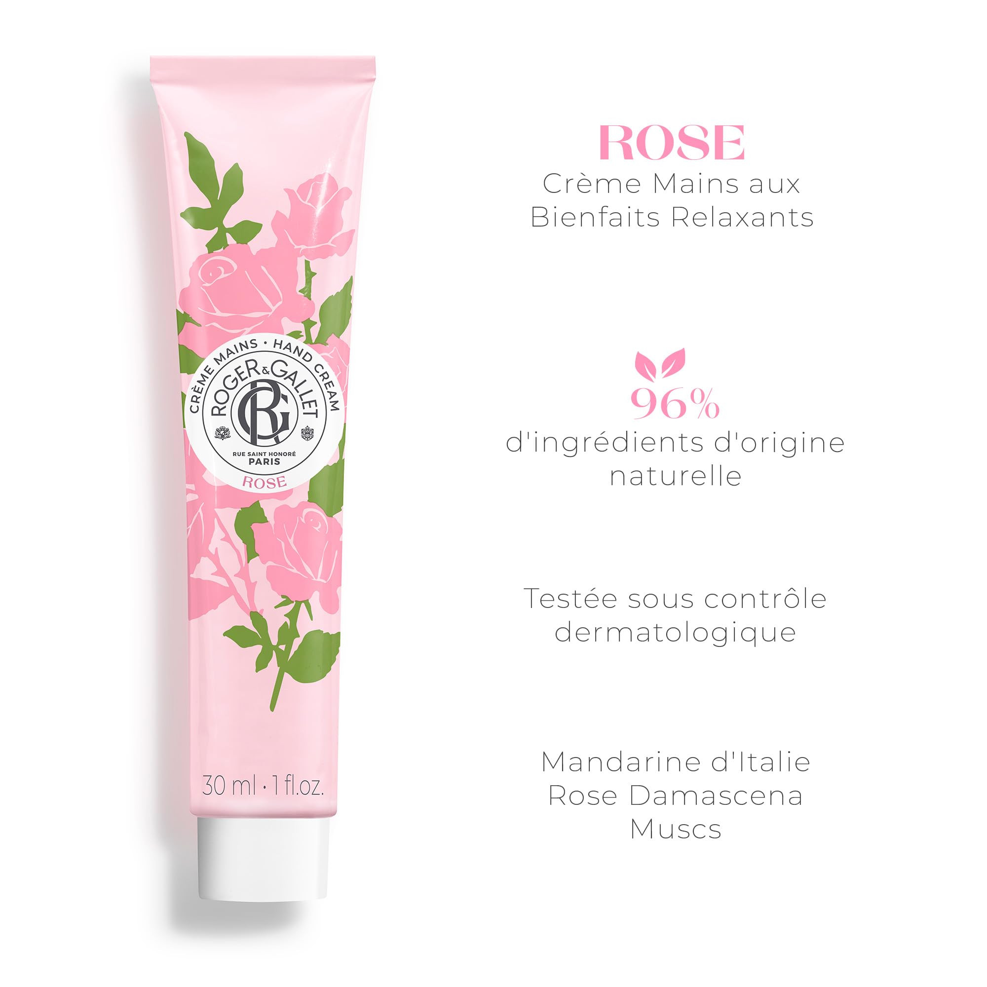 Roger  Gallet Rose Hand Cream 30ml