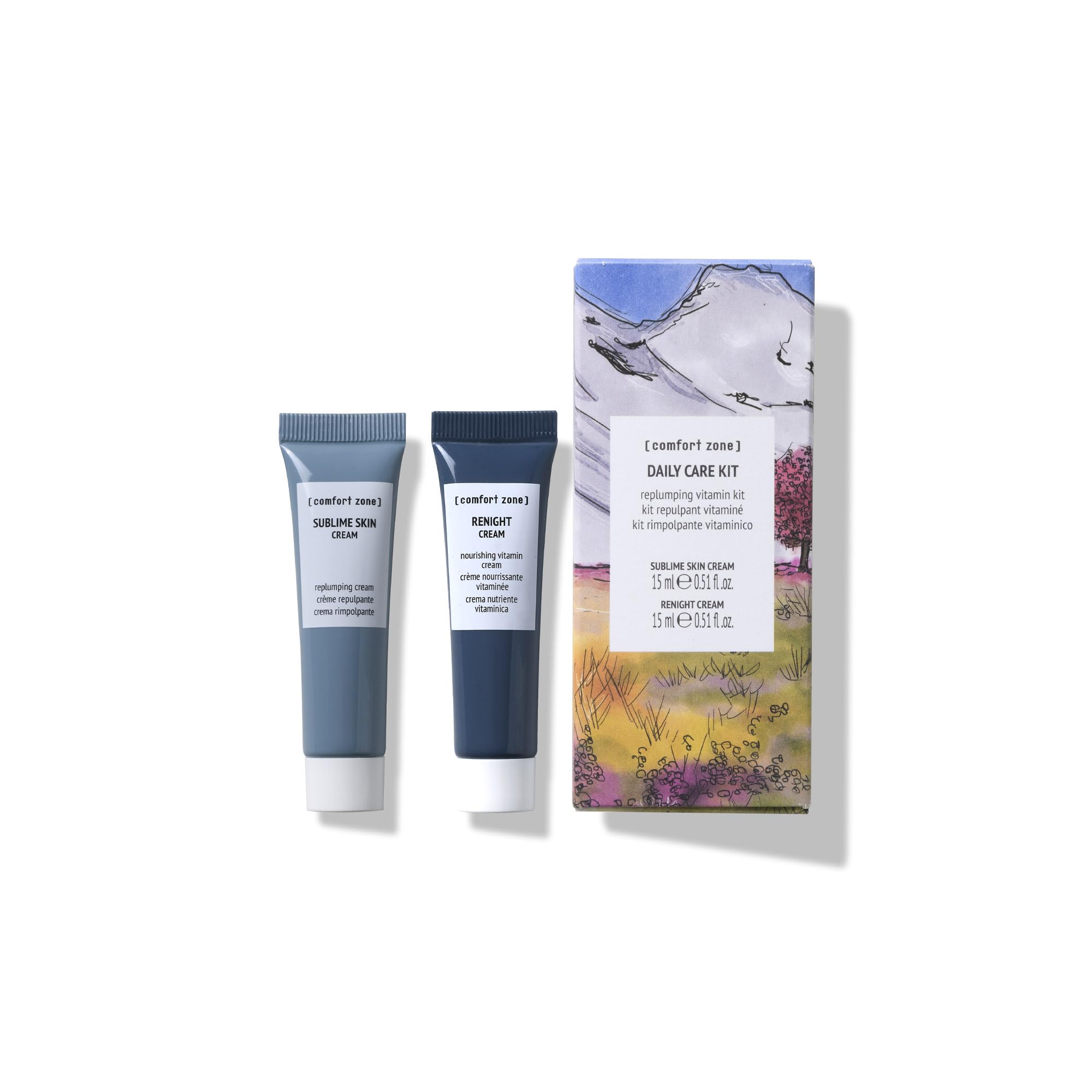 Comfort Zone Kit Daily Care Kit Gift Set 15ml Sublime Skin Cream + 15ml Renight Cream