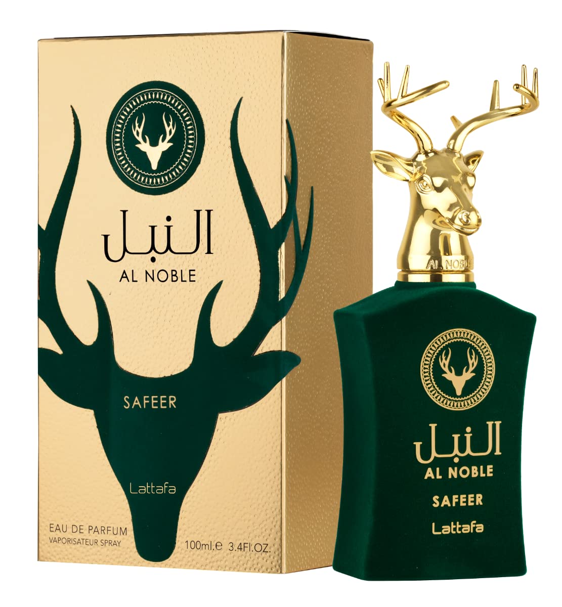 Lattafa Perfumes Al Noble Safeer Green Eau de Parfum 100ml Spray - Unisex at MyBeautyBoutique by Lattafa Perfumes