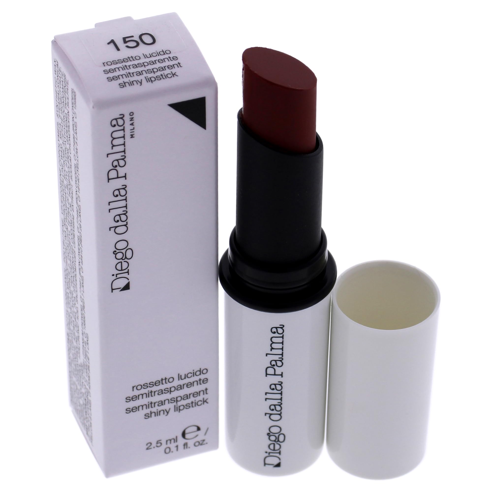 Diego Dalla Palma Semitransparent Shiny Red Purple #150 Lipstick 2.5ml