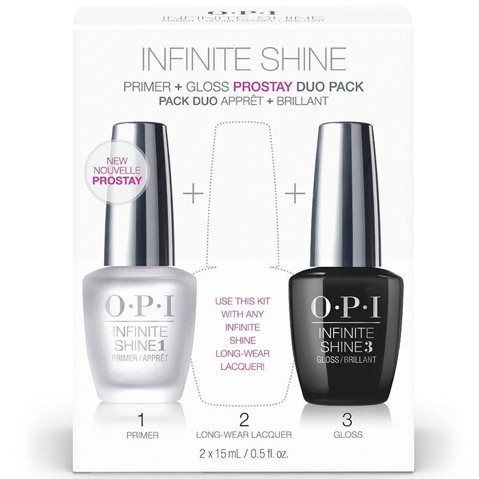 OPI Infinite Shine ProStay Gift Set 15ml Primer Base Coat + 15ml Gloss Top Coat