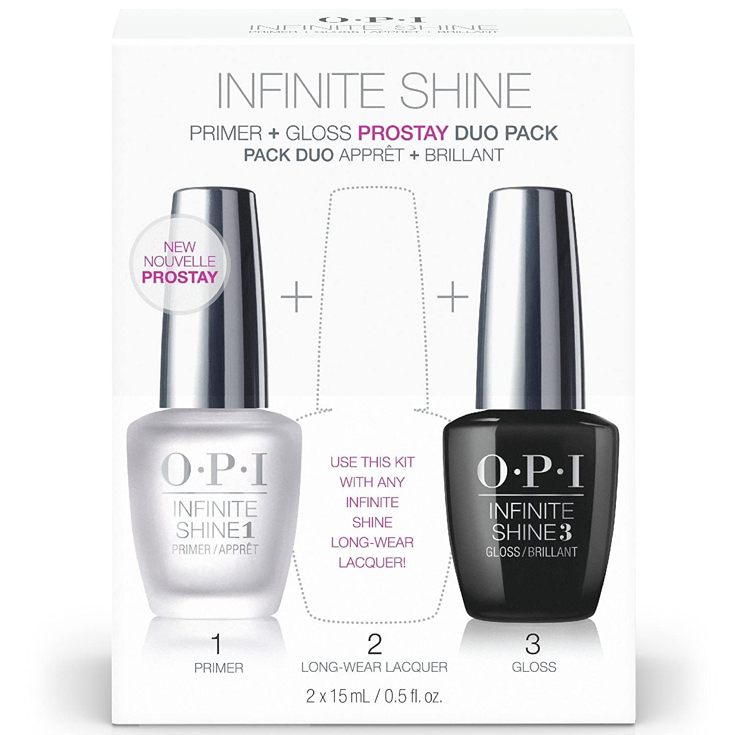OPI Infinite Shine Gift Set 15ml Base Coat + 15ml Top Coat