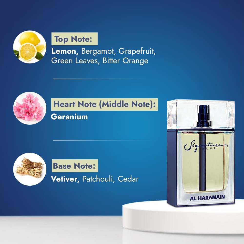 Al Haramain Signature Blue Eau de Parfum 100ml Spray