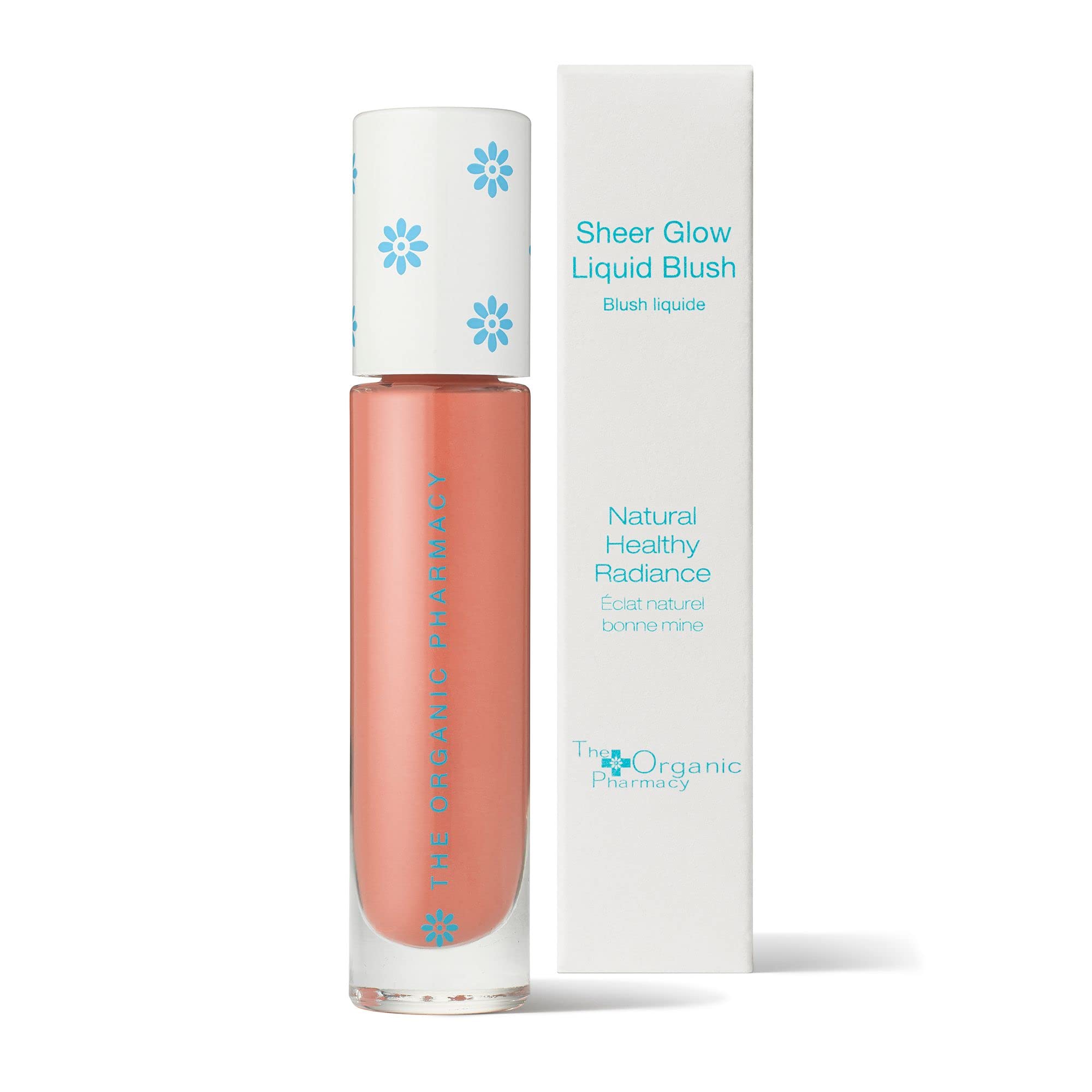 The Organic Pharmacy Sheer Glow Liquid Blush 5ml - Apricot