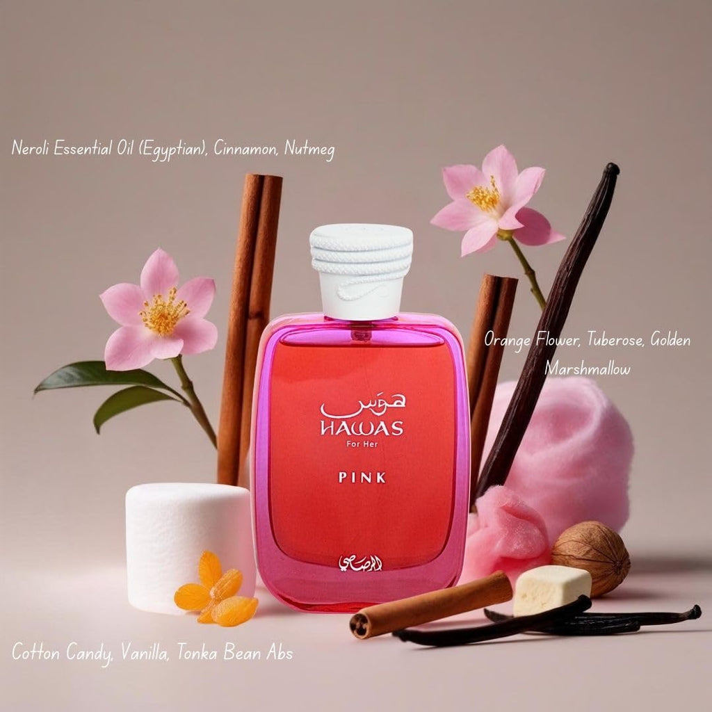 Rasasi Hawas For Her Pink Eau de Parfum 100ml Spray