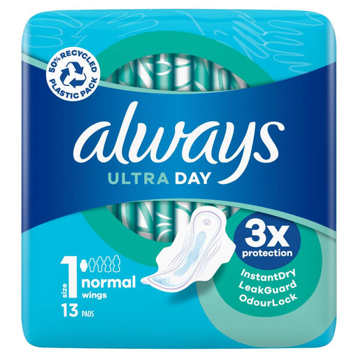 Always Ultra Sanitary Towels Normal S1 Wings