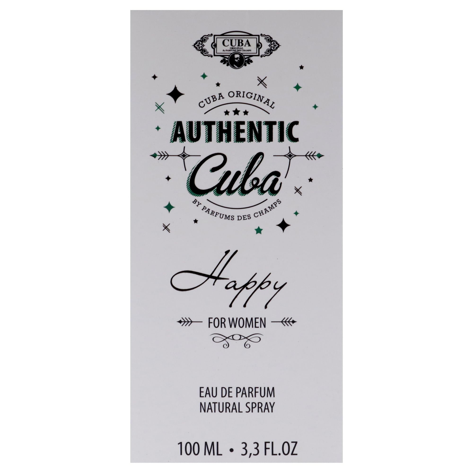 Cuba Authentic Happy Eau de Parfum 100 ML Spray