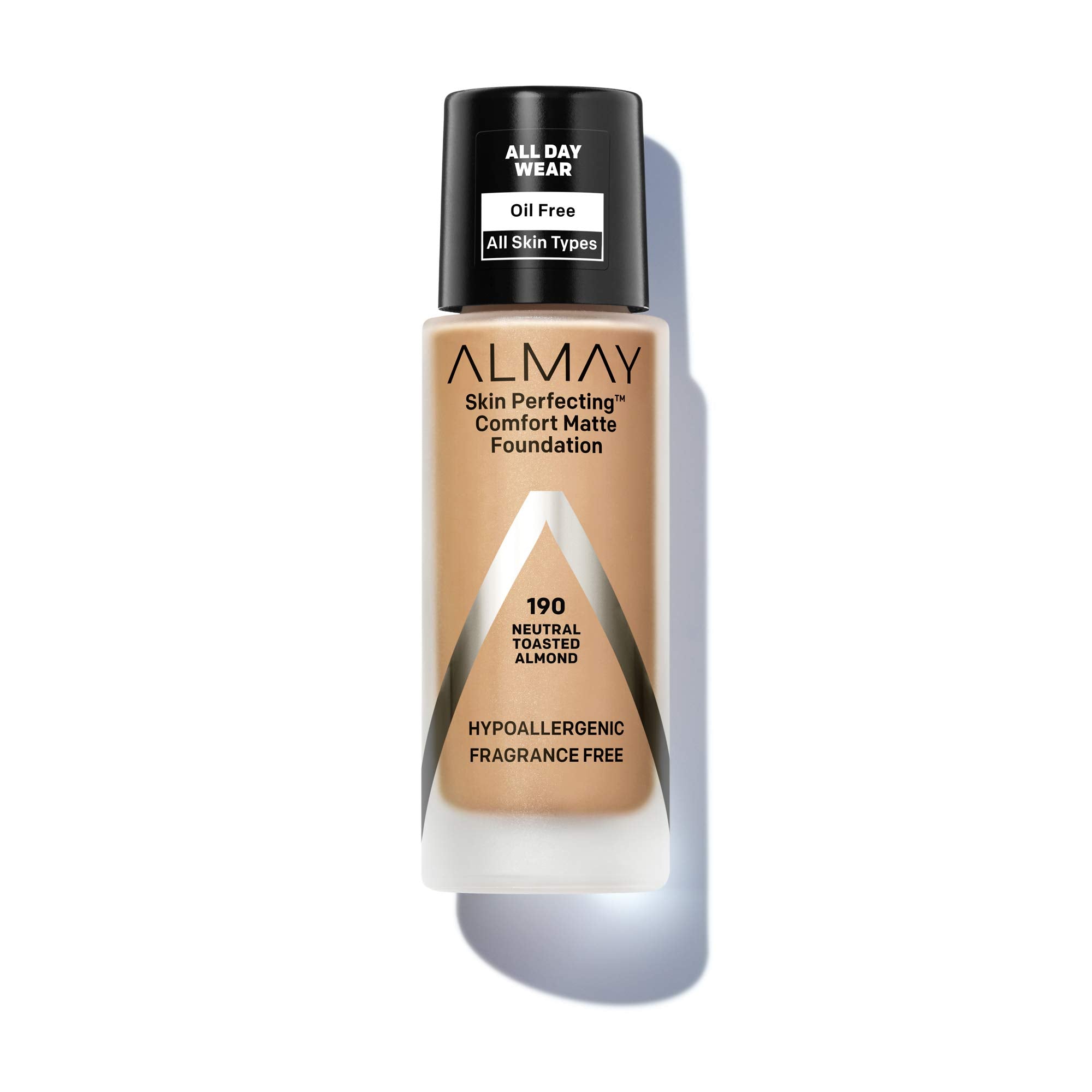 Almay Skin Perfecting Comfort Matte 190 Neutral Toasted Almond Foundation 30ml