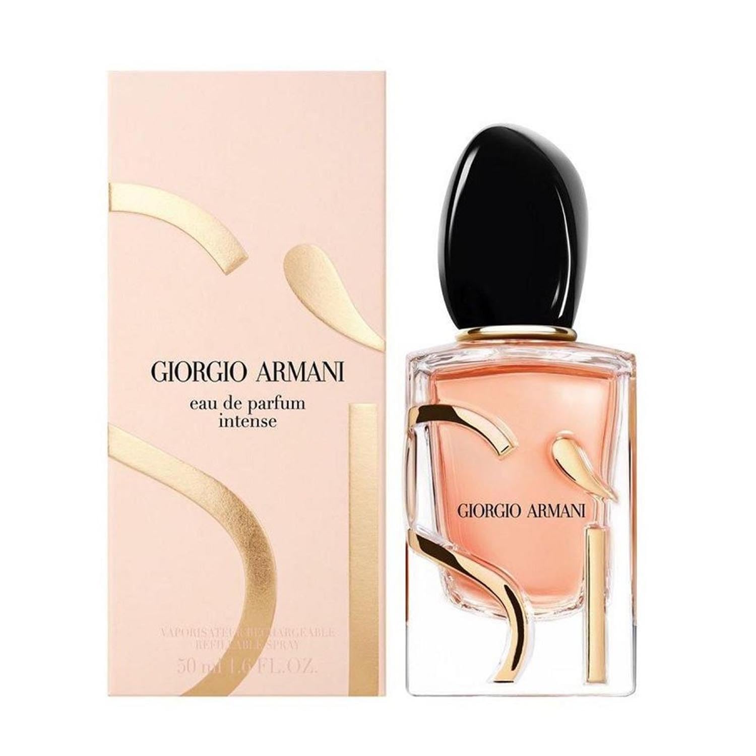 Giorgio Armani Si - 50ml Eau De Parfum Intense Refillable Spray - Personal Fragrance at MyBeautyBoutique by Giorgio Armani