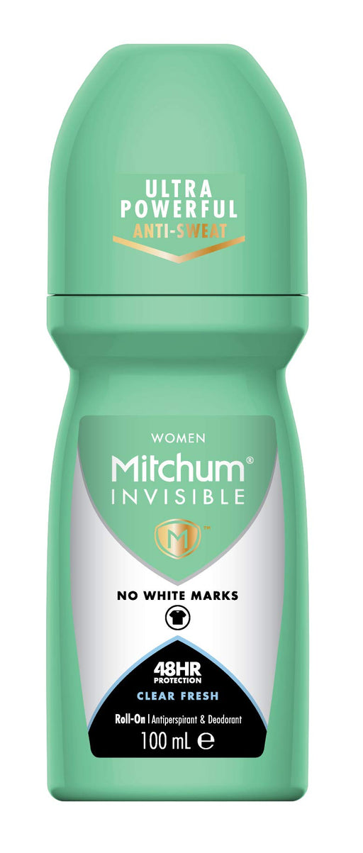 Mitchum Women Invisible Clear Fresh Roll On 100ml