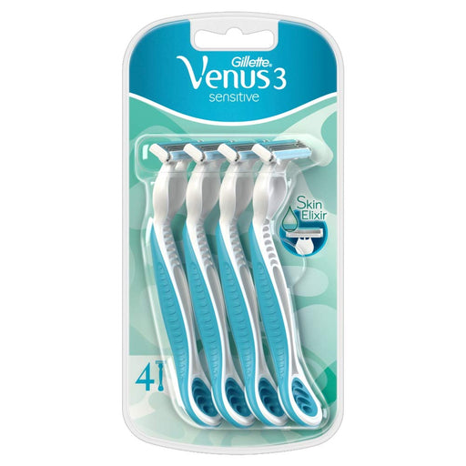 Venus 3 Sensitive Womens Disposable Razors 