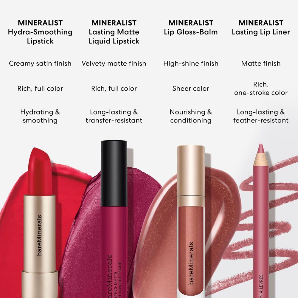 bareMinerals Mineralist Lasting Matte Liquid Lipstick 3.5ml - Spirited
