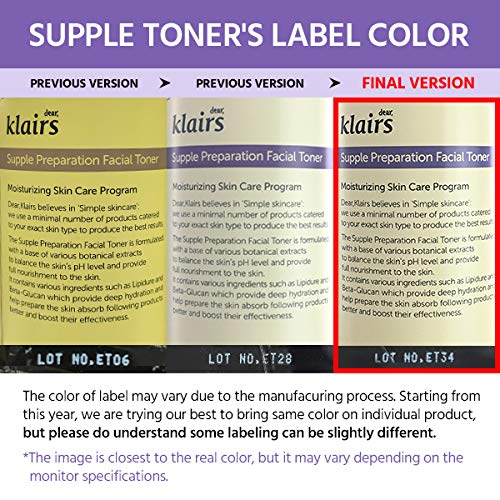 Klairs Supple Preparation Facial Toner 180ml