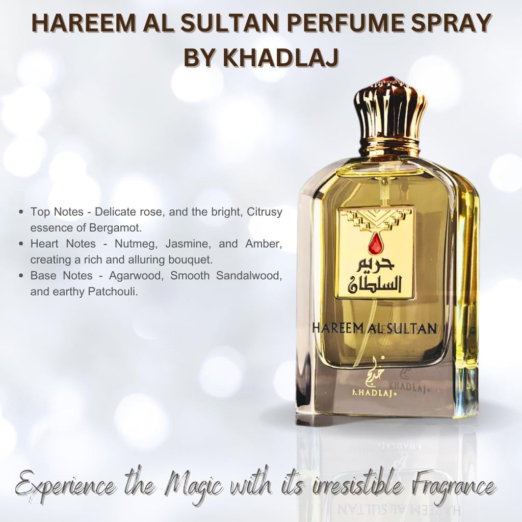 Khadlaj Perfumes Hareem Al Sultan Gold Eau de Parfum 75ml Spray
