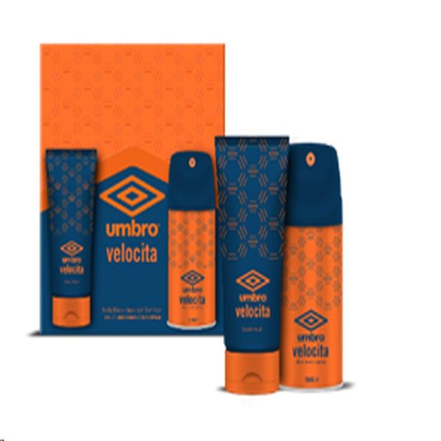 Umbro Velocita Gift Set 150ml Body Spray + 150ml Body Wash
