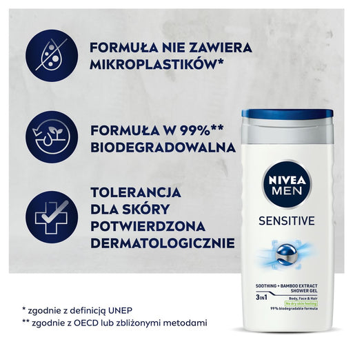 Nivea Men Sensitive Shower Gel 