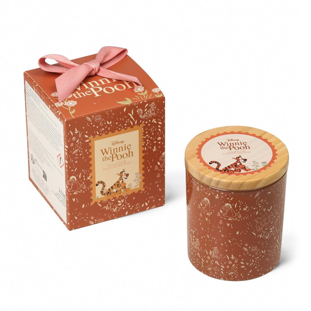 Disney Winnie The Pooh Scented Candle 213g - Popcorn And Malt Barley