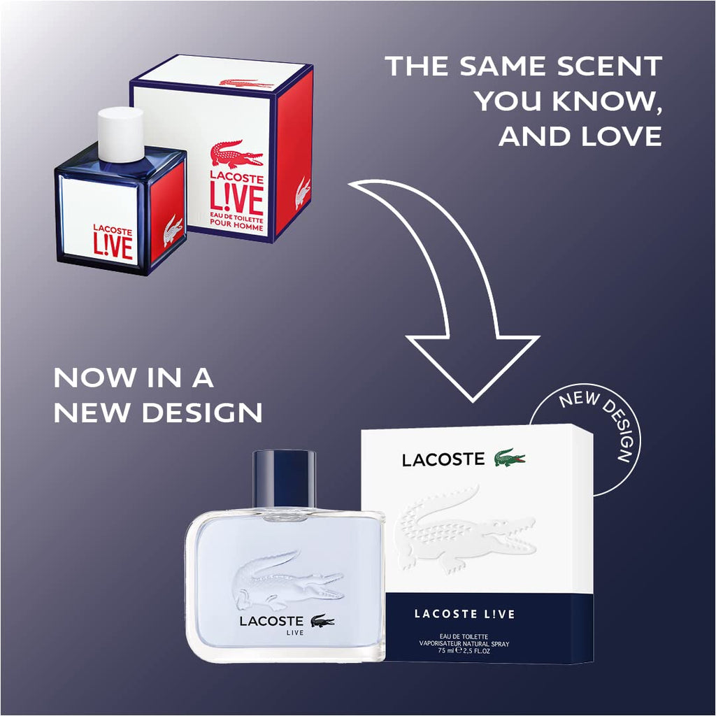 Lacoste Live Eau de Toilette 75ml Spray - Eau de Toilette at MyBeautyBoutique by Lacoste