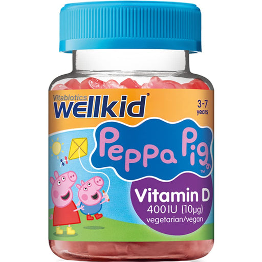 Vitabiotics WellKid Peppa Pig Vitamin D 400 IU Soft Jellies 3-7 Years