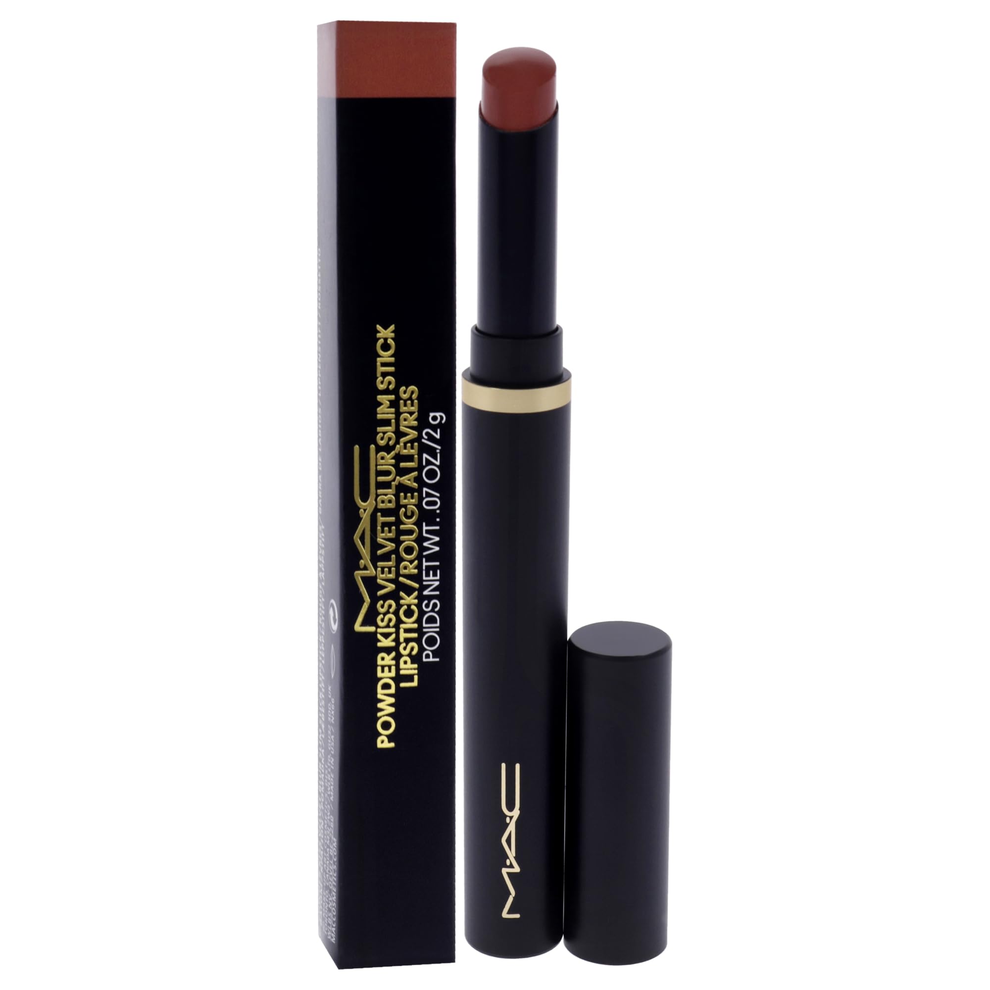 MAC Powder Kiss Velvet Blur Slim Stick Lipstick 2g - 891 Mull It Over