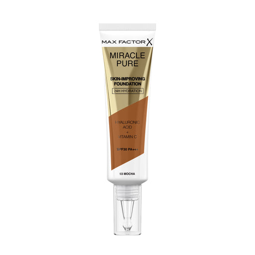 Max Factor Miracle Pure Skin-Improving Foundation SPF30 30ml - 93 Mocha