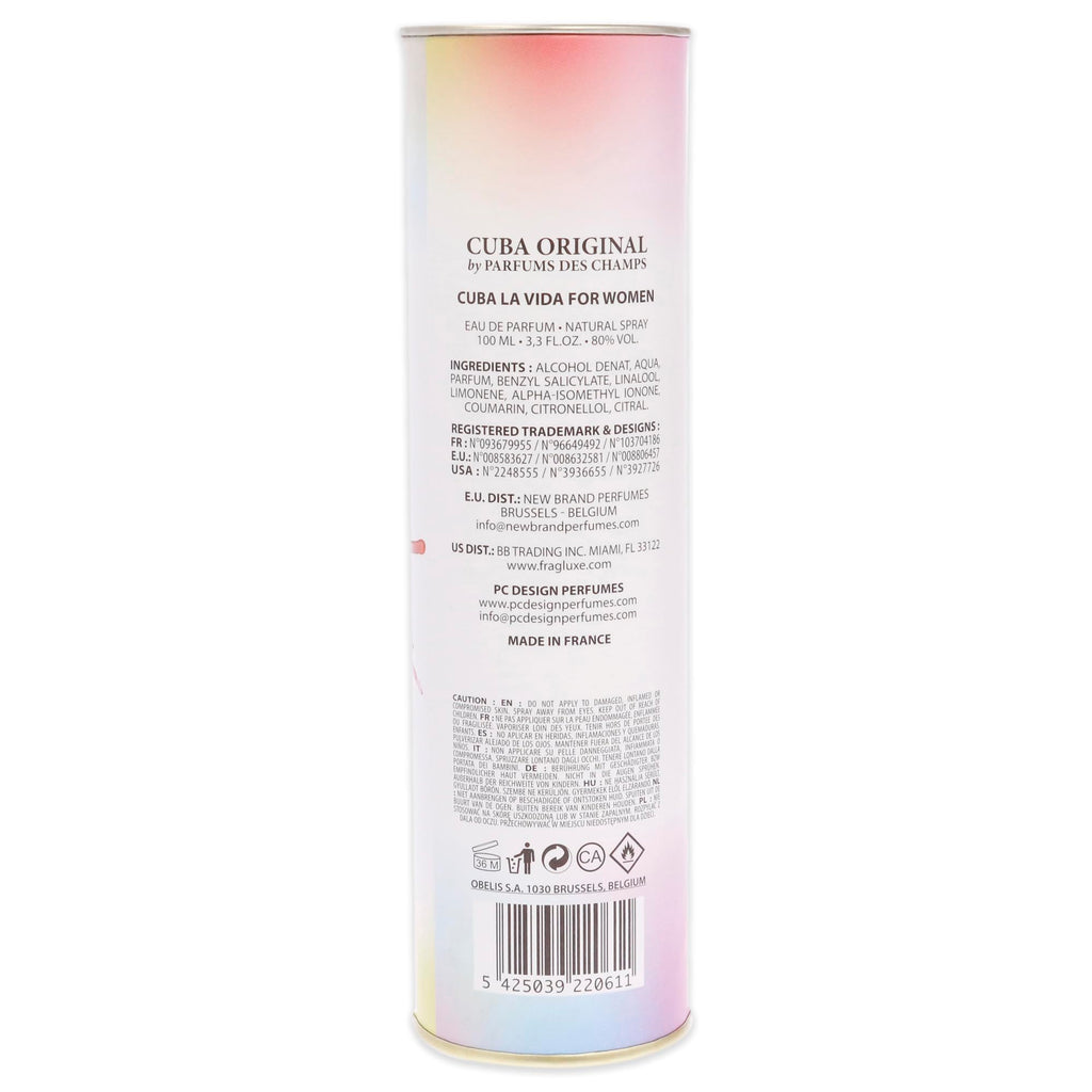 Cuba La Vida Eau de Parfum 100ml Spray