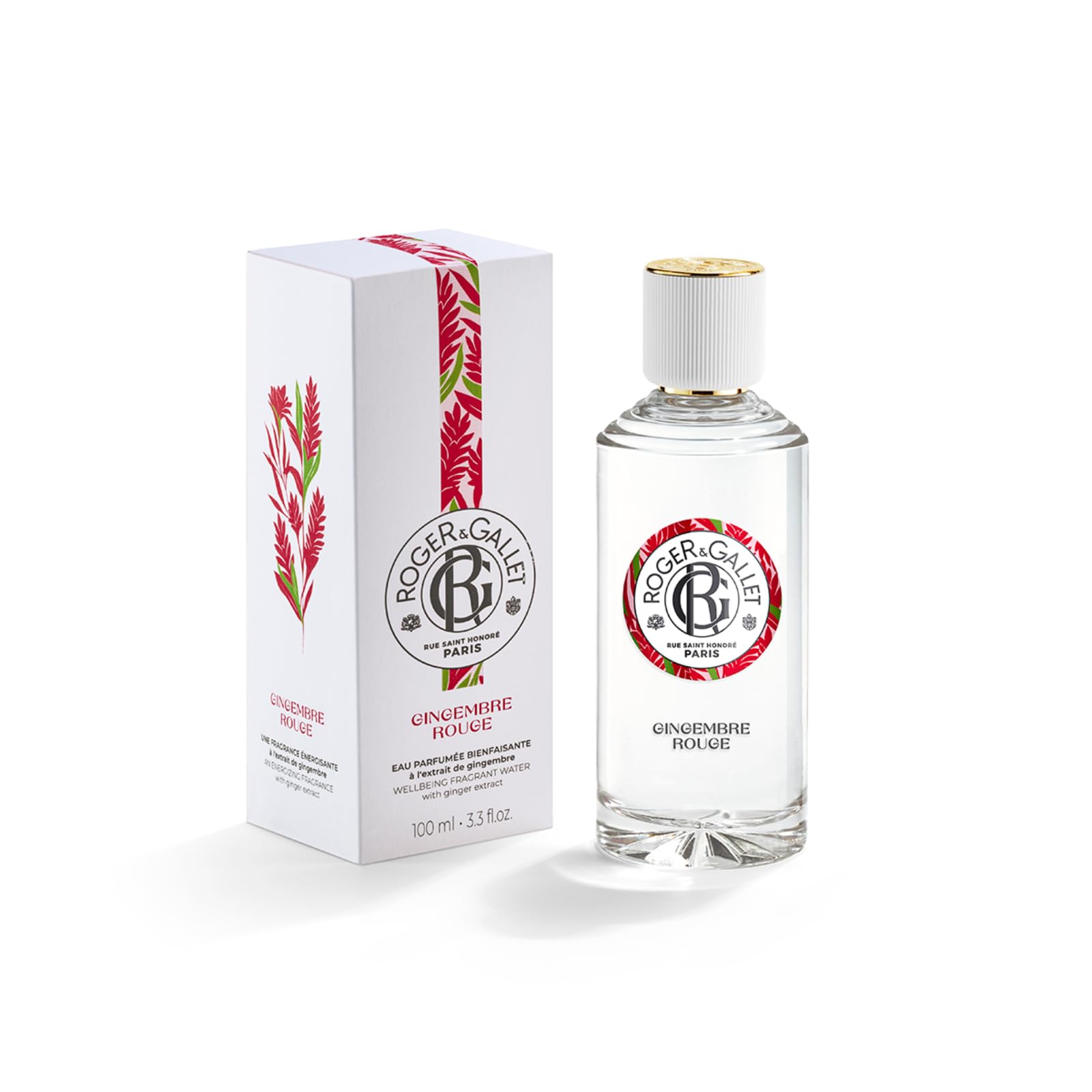 Roger  Gallet Gingembre Rouge Wellbeing Fragrant Water  100ml