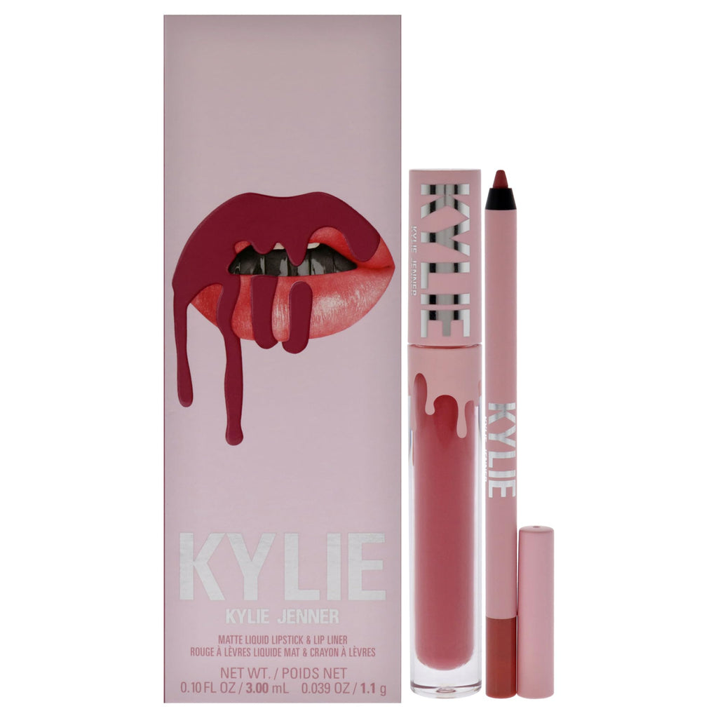 Kylie Cosmetics Matte Lip Kit 3ml Liquid Lipstick + 1.1g Lip Liner - Snow Way Bae
