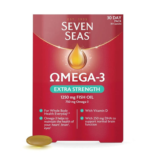 Seven Seas Omega-3 Extra Strength With Vitamin D Capsules