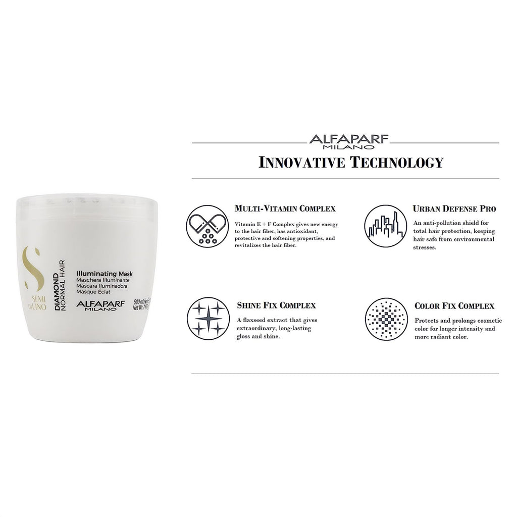 Alfaparf Semi Di Lino Diamond Normal Hair Illuminating Mask 500ml