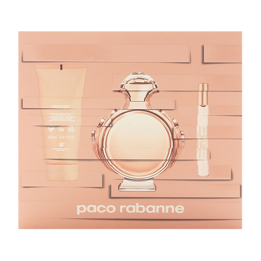 Paco Rabanne Olympea Gift Set 80ml EDP + 100ml Body Lotion + 10ml EDP Travel Spray