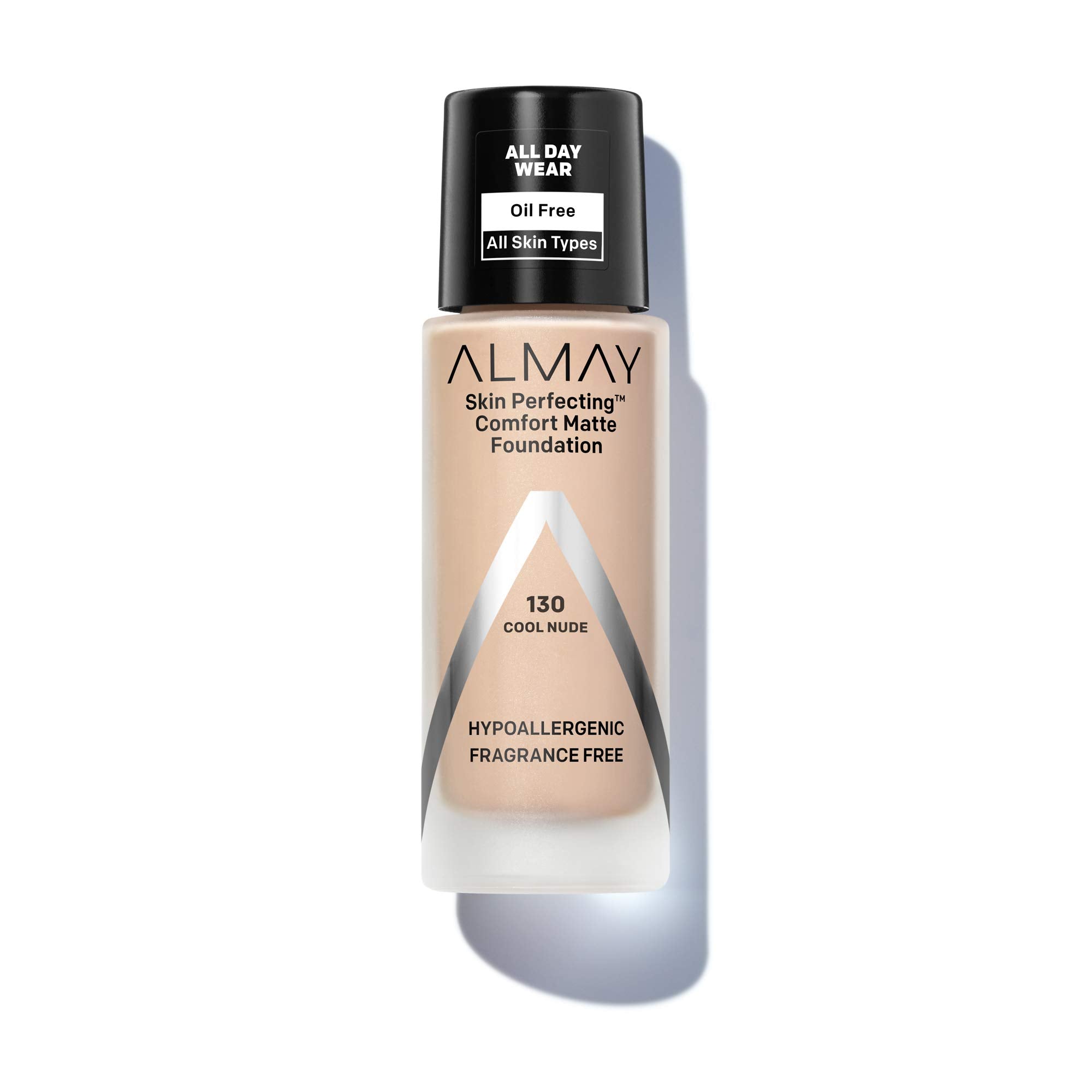 Almay Skin Perfecting Comfort Matte 130 Cool Nude Foundation 30ml