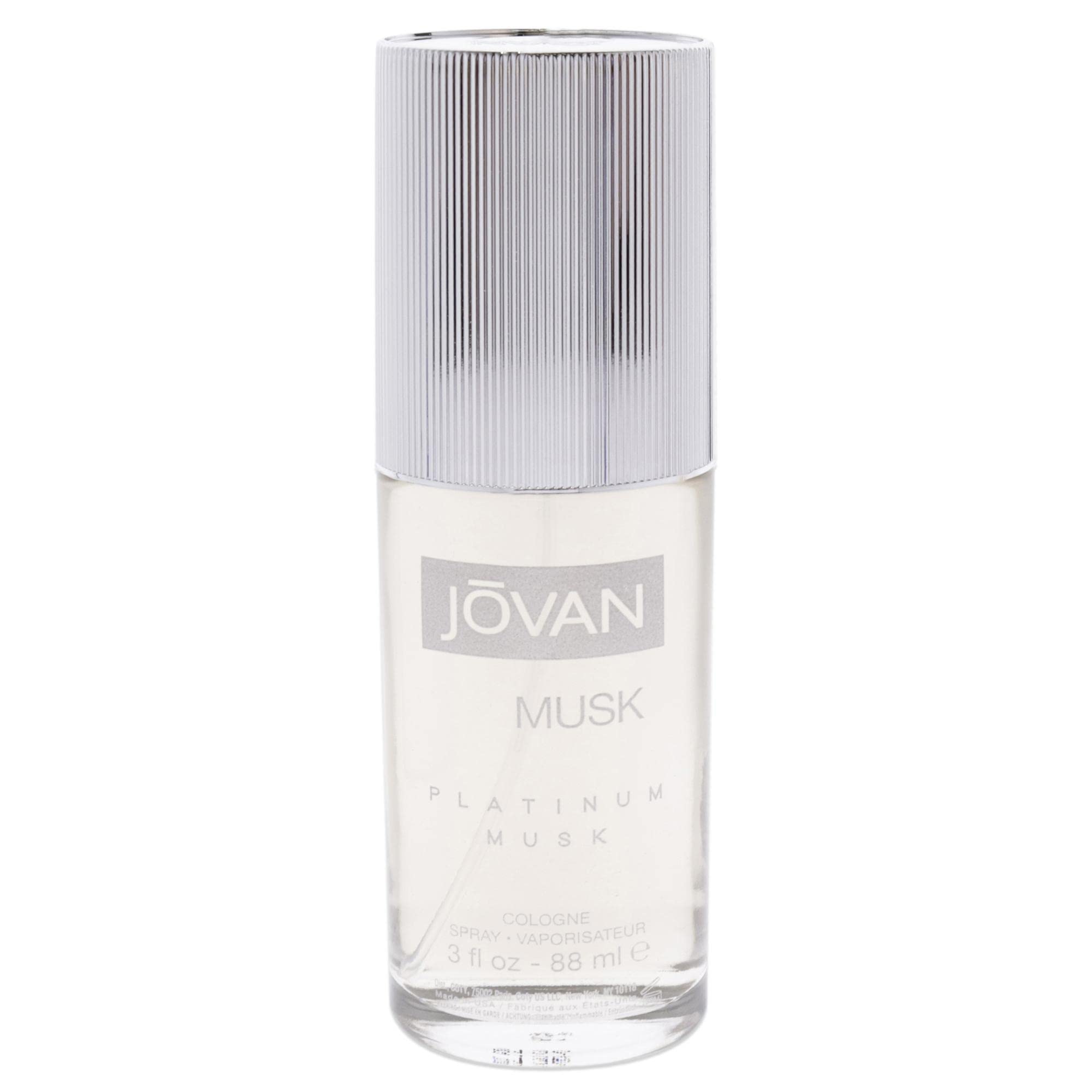 Jovan Musk For Men Eau De Cologne 88ml Spray - Platinum Musk