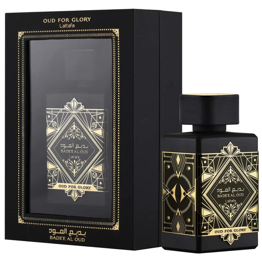 Lattafa Perfumes Bade'e Al Oud Oud for Glory Eau de Parfum 100ml Spray - Unisex at MyBeautyBoutique by Lattafa Perfumes