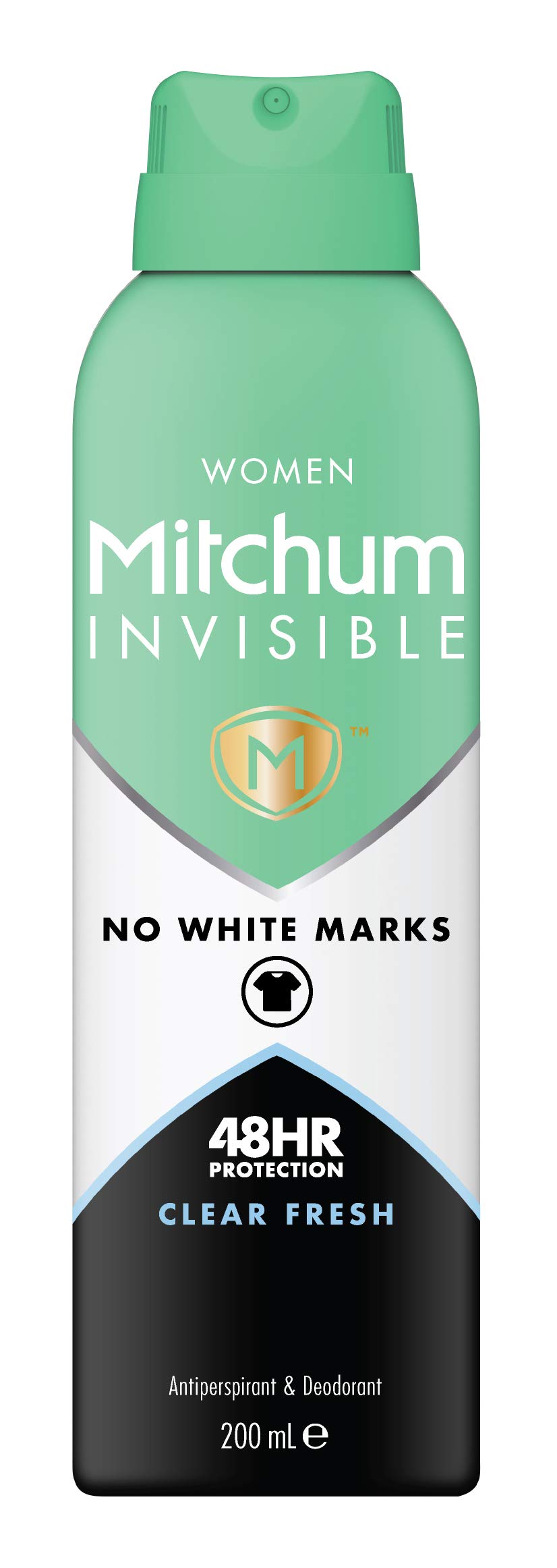 Mitchum Invisible Women 48Hr Protection Clear Fresh Anti-Perspirant Deodorant 200ml - Health & Beauty at MyBeautyBoutique by Mitchum