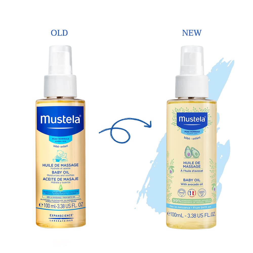 Mustela Bébé -Enfant Baby Oil 100ml - Normal Skin