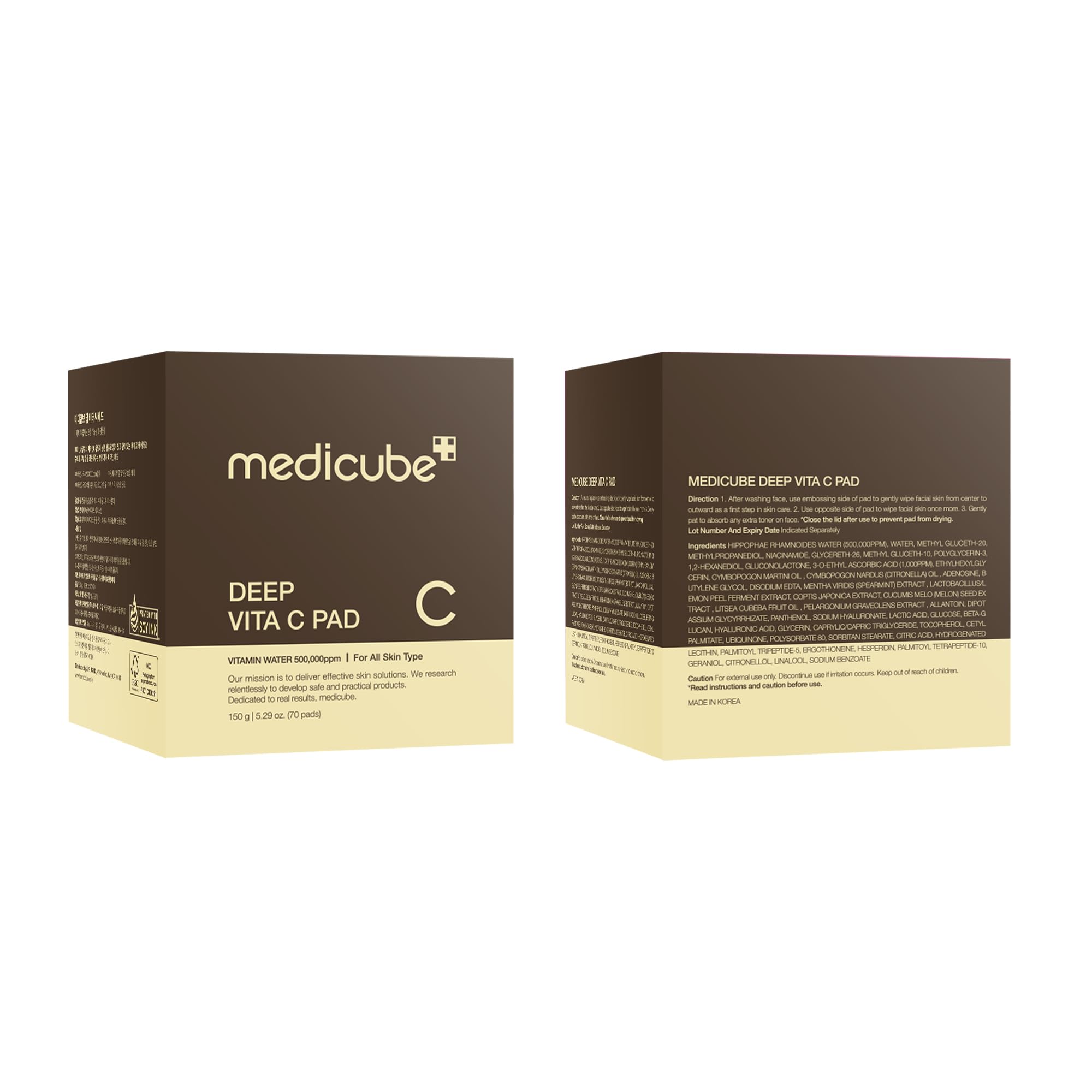 Medicube Deep Vitamin C Pads - 70 pcs (150g)