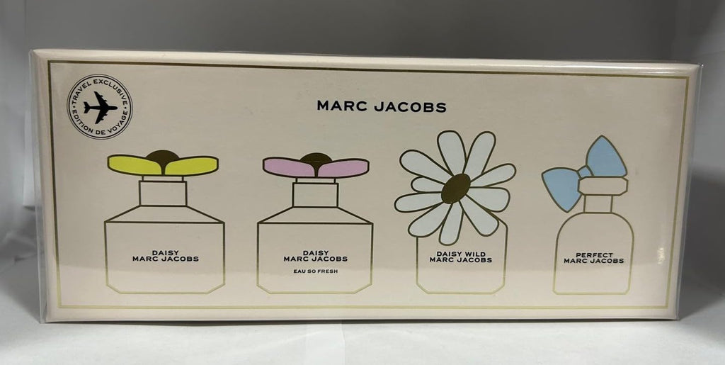 Marc Jacobs Miniature Gift Set 5ml Perfect EDP + 4ml Daisy Wild EDP + 4ml Daisy Eau So Fresh EDT + 4ml Daisy EDT