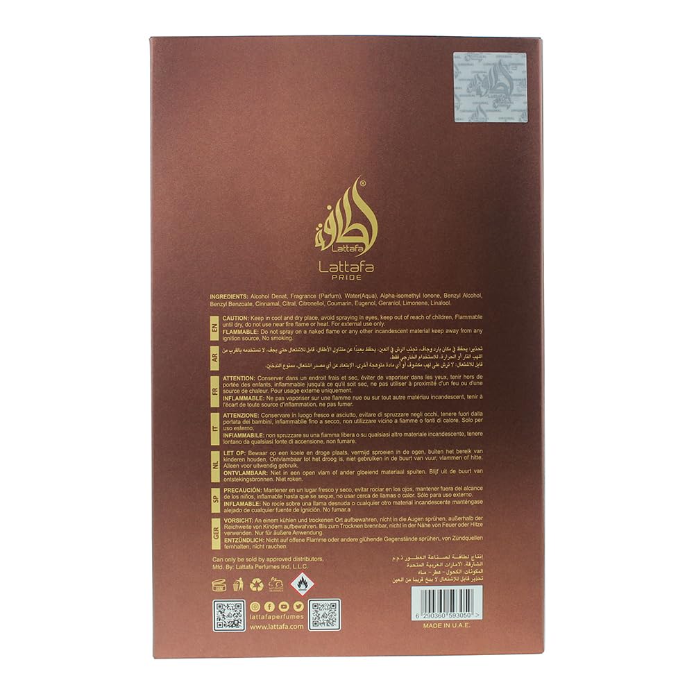 Lattafa Perfumes Masa Eau de Parfum 100ml Spray