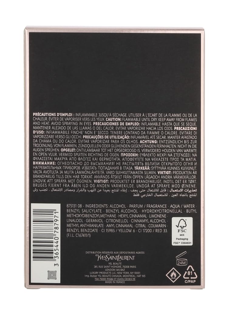 Yves Saint Laurent Black Opium Eau de Parfum 90ml Spray