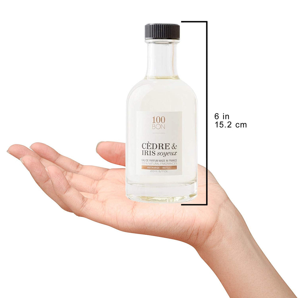 100BON Cèdre & Iris Soyeux Eau de Parfum 200ml Refill - Fragrance at MyBeautyBoutique by 100BON