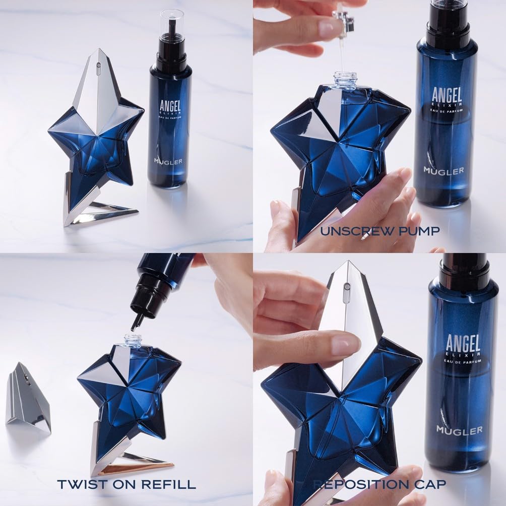 Mugler Angel Elixir Eau de Parfum 25ml Refillable Spray