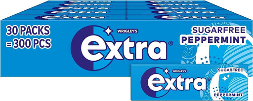 Wrigleys Extra Chewing Gum Peppermint 30 Pack