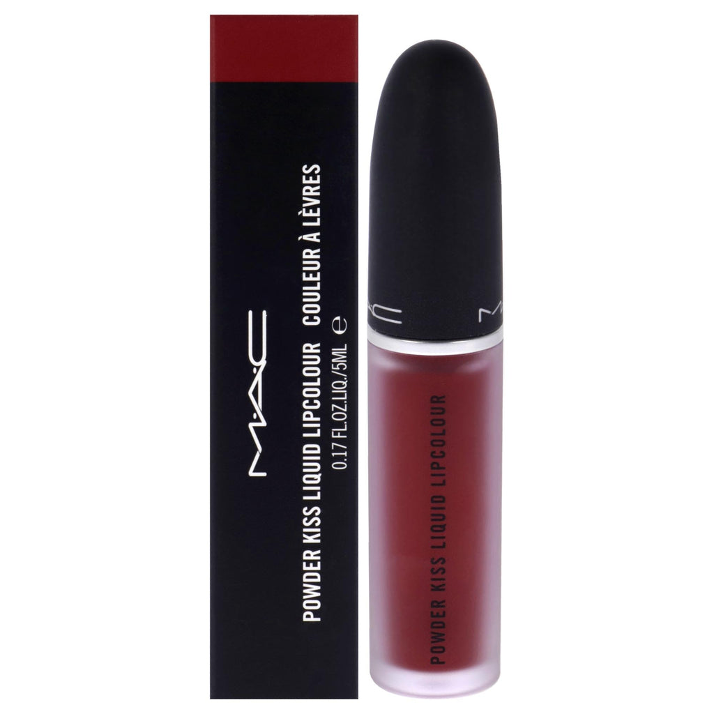 MAC Powder Kiss Liquid Lipcolour 5ml - 975 Ruby Boo