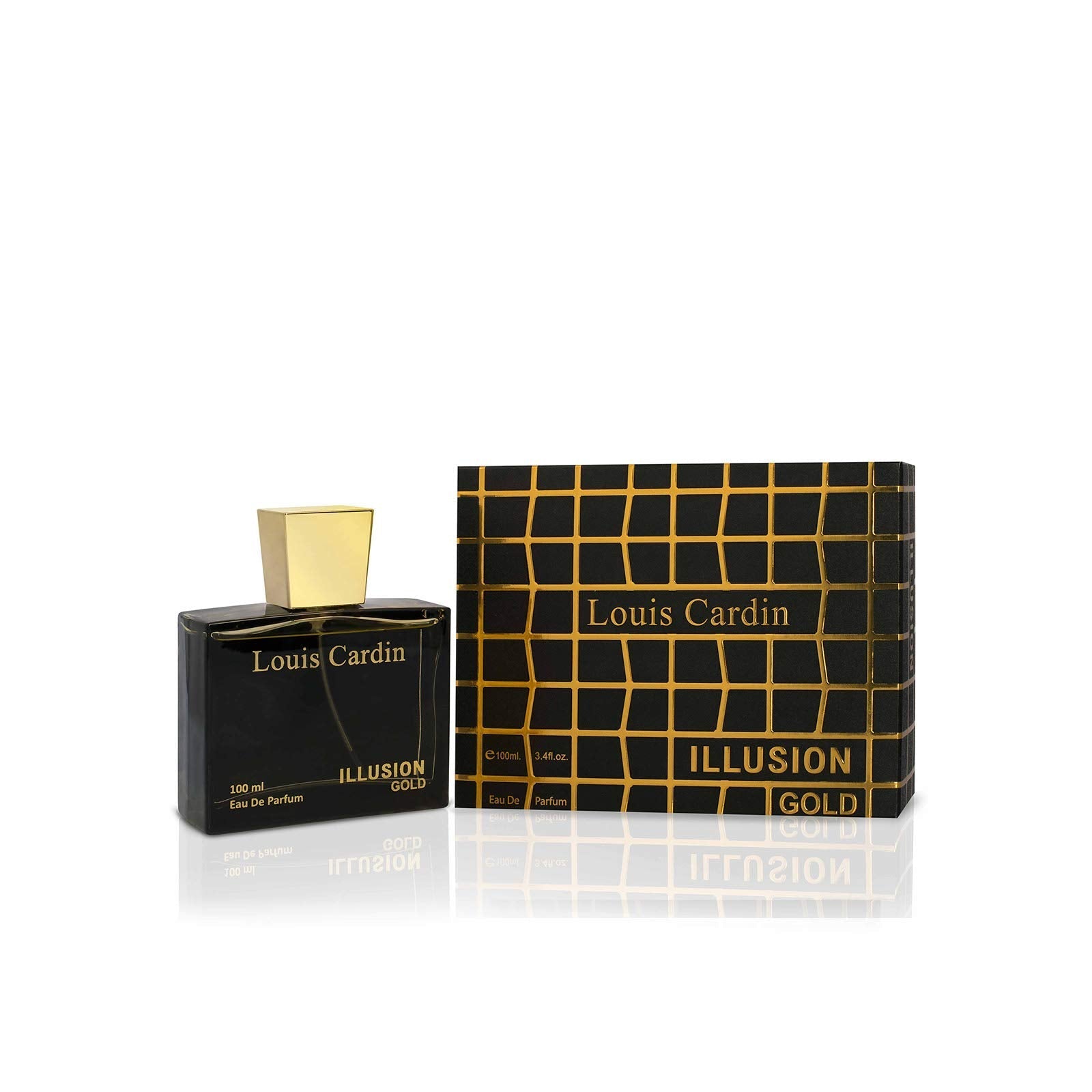 Louis Cardin Illusion Gold 100ml EDP Spray - Ladies Fragrances at MyBeautyBoutique by Louis Cardin